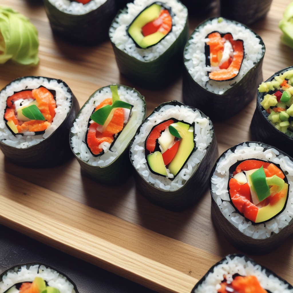 Vegetarian Sushi Rolls